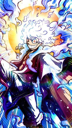 Luffy Gear 5 veggfóður, Luffy God Nika veggfóður Luffy Gear 5 veggfóður, Luffy God Nika veggfóður