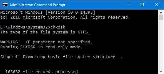 Skontrolujte a opravte chyby pevného disku pomocou príkazu chkdsk v systéme Windows Skontrolujte a opravte chyby pevného disku pomocou príkazu chkdsk v systéme Windows