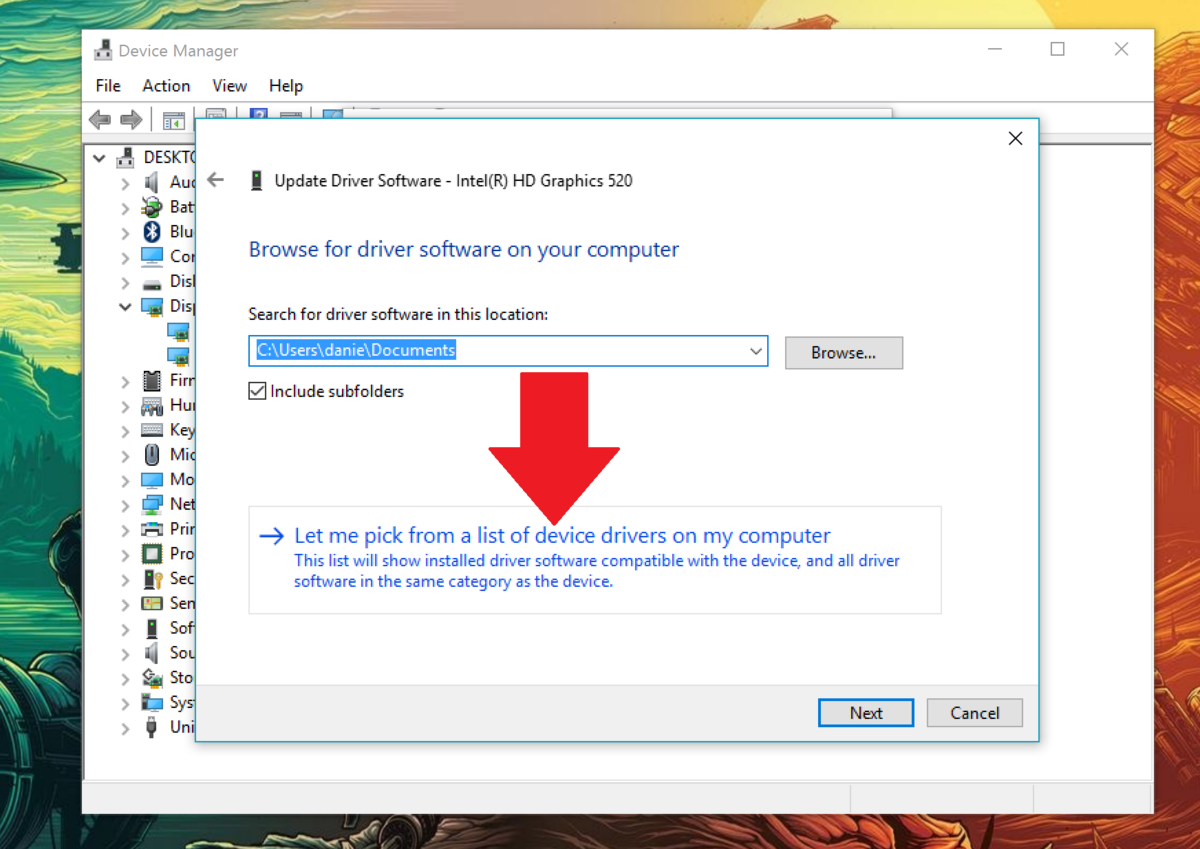 Instruksjoner for installasjon av driver for Intel-grafikkort på Surface Book Instruksjoner for installasjon av driver for Intel-grafikkort på Surface Book