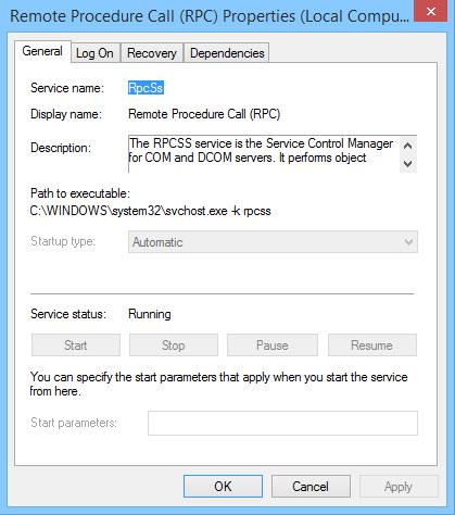 Sådan rettes fejlen "RPC-server er ikke tilgængelig". Sådan rettes fejlen "RPC-server er ikke tilgængelig".