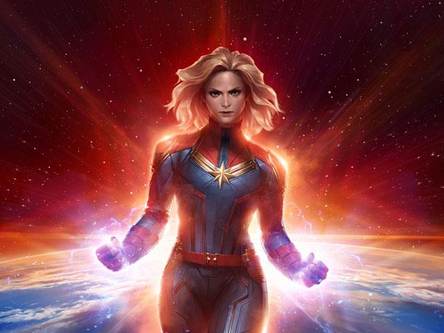 Högupplöst Captain Marvel tapetuppsättning för datorer Högupplöst Captain Marvel tapetuppsättning för datorer