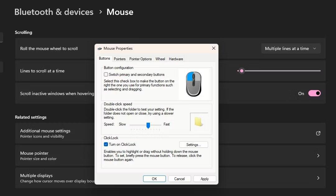 Så här aktiverar du Mouse ClickLock för att fungera lättare i Windows