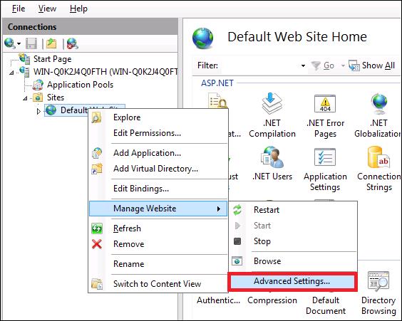 Az IIS biztonságossá tétele a Windows Server 2012 rendszerben Az IIS biztonságossá tétele a Windows Server 2012 rendszerben