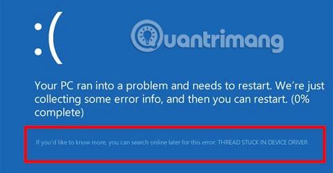 Opravte chybu 0x100000ea (ZÁVIT ZABLOKOVANÝ V OVLÁDAČI ZARIADENIA M) v systéme Windows