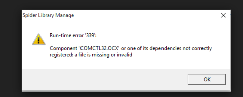 Hvordan fikse manglende COMDLG32.OCX-feil på Windows