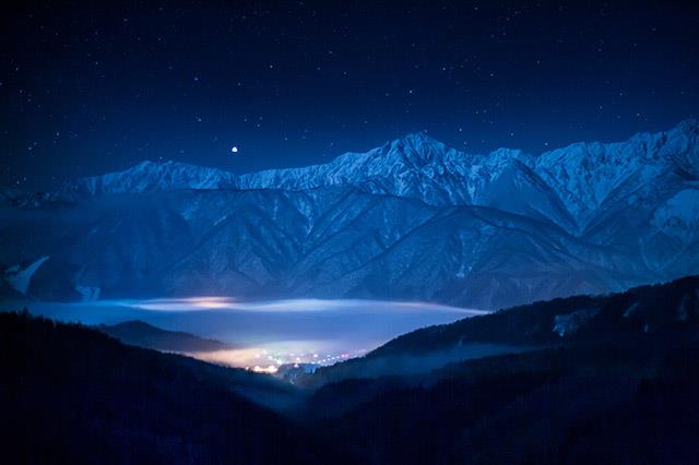 Natthimlen tapet, vacker stjärnhimlen tapet