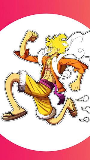 Luffy Gear 5 veggfóður, Luffy God Nika veggfóður Luffy Gear 5 veggfóður, Luffy God Nika veggfóður