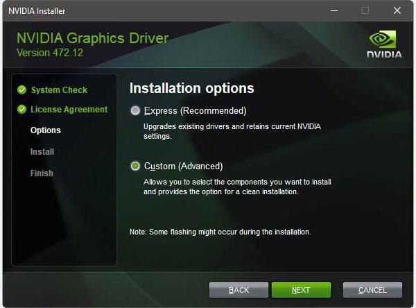 Tilpas NVIDIA-driverindstillingerne med NVCleanstall Tilpas NVIDIA-driverindstillingerne med NVCleanstall