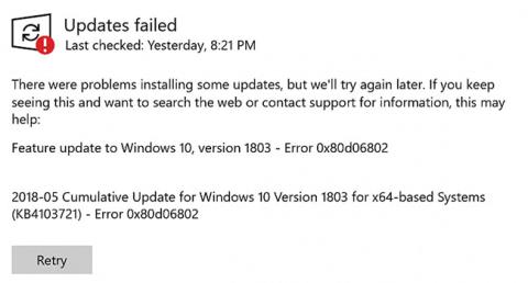 Ako opraviť chybu 0x80d06802 pri inštalácii aktualizácií systému Windows
