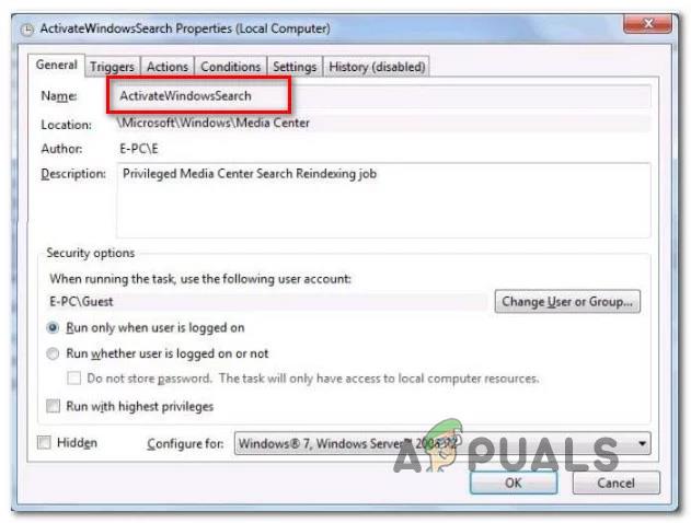Kas ir ActivateWindowsSearch? Vai tas ir jāatspējo?