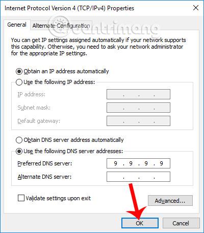 Ako zmeniť Quad9 DNS na blokovanie škodlivých domén Ako zmeniť Quad9 DNS na blokovanie škodlivých domén