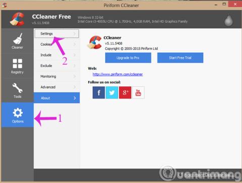 Jednoduchý spôsob, ako integrovať CCleaner do koša kliknutím pravým tlačidlom myši