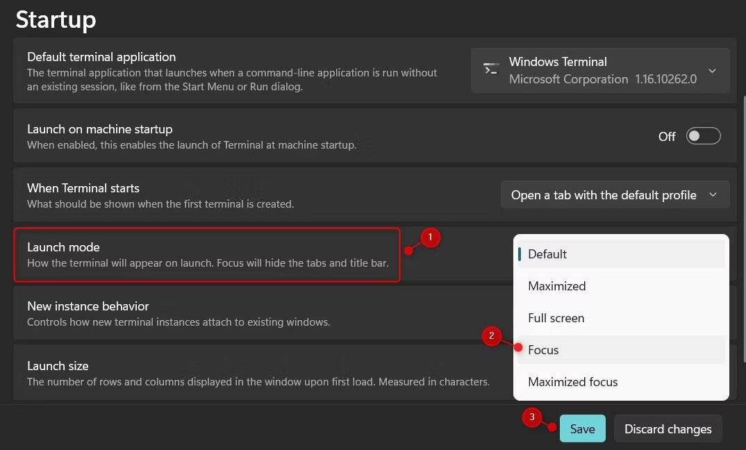 Как да влезете и излезете от режим на фокусиране в Windows Terminal
