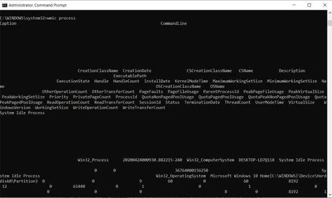 Hur man sparar en lista över pågående processer till en fil i Windows Hur man sparar en lista över pågående processer till en fil i Windows
