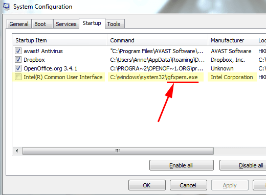 Що таке igfxpers.exe і як вимкнути igfxpers.exe? Що таке igfxpers.exe і як вимкнути igfxpers.exe?