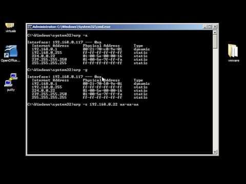 Arp kommando i Windows