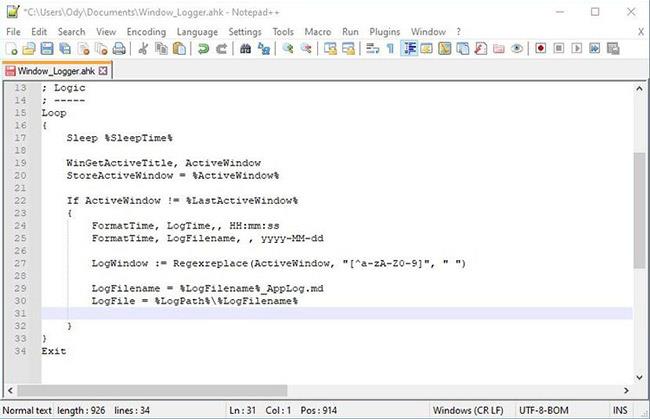 Sådan opretter du et tidsregistreringsprogram på Windows med AutoHotKey Sådan opretter du et tidsregistreringsprogram på Windows med AutoHotKey