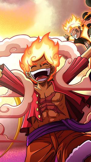 Luffy Gear 5 veggfóður, Luffy God Nika veggfóður Luffy Gear 5 veggfóður, Luffy God Nika veggfóður