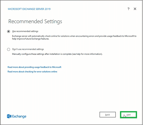 Hur man installerar Exchange Server 2019