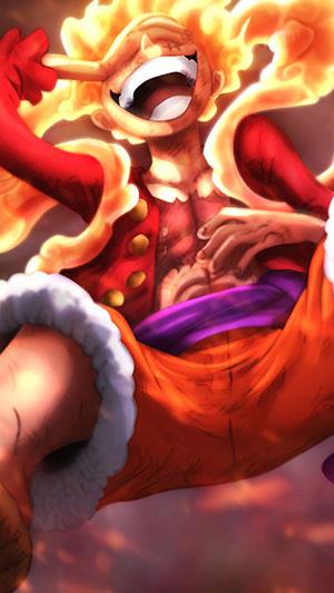 Luffy Gear 5 veggfóður, Luffy God Nika veggfóður Luffy Gear 5 veggfóður, Luffy God Nika veggfóður