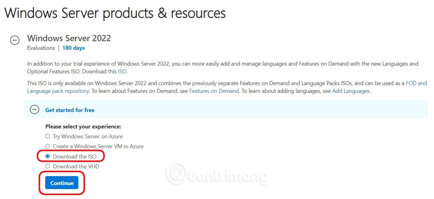 Hur man laddar ner Windows Server 2022, ladda ner officiella Windows Server 2022 ISO från Microsoft