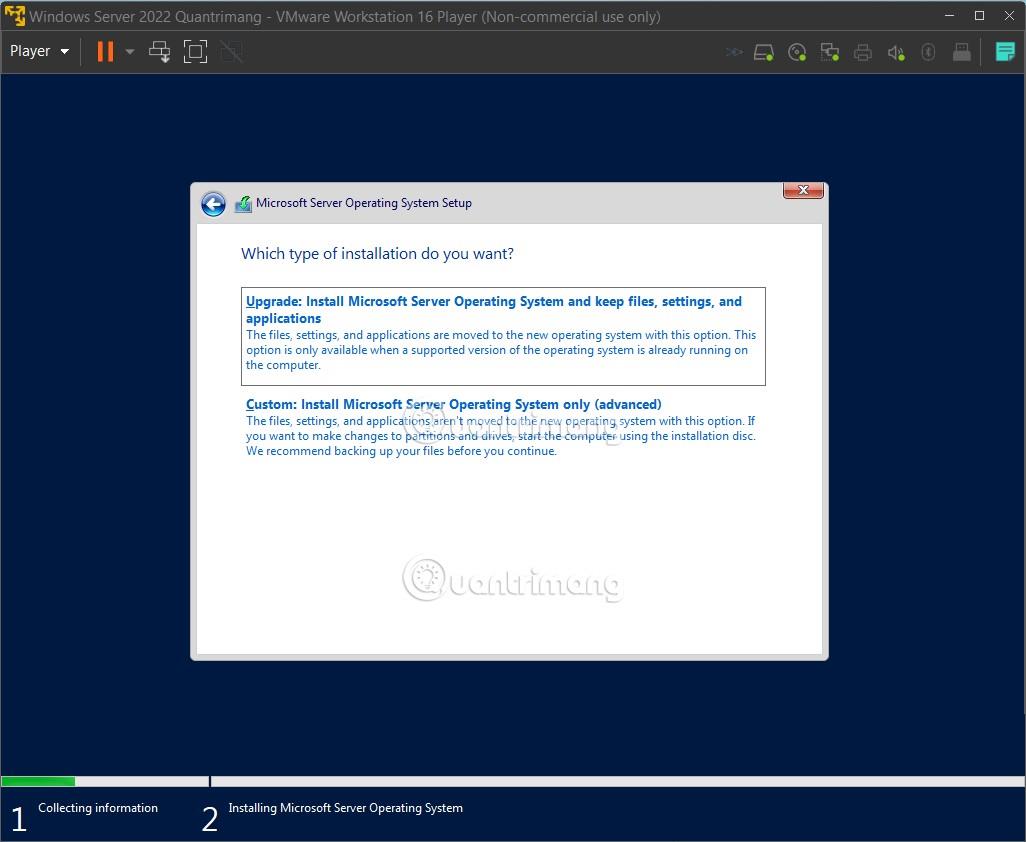 Hur man installerar Windows Server 2022 på en virtuell maskin