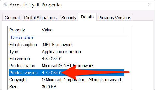 Kā pārbaudīt .NET Framework versiju datorā