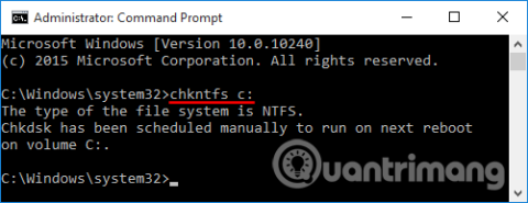 Kako isključiti chkdsk pri pokretanju Windowsa