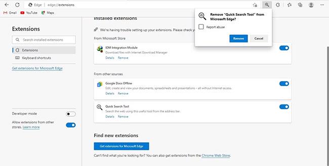 Sådan fjerner du Quick Search Tool hijacker fra browseren