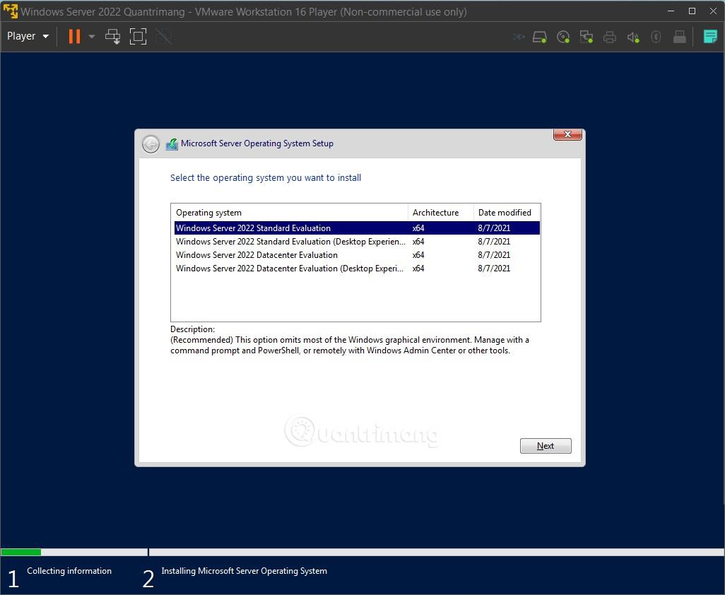 Hur man installerar Windows Server 2022 på en virtuell maskin