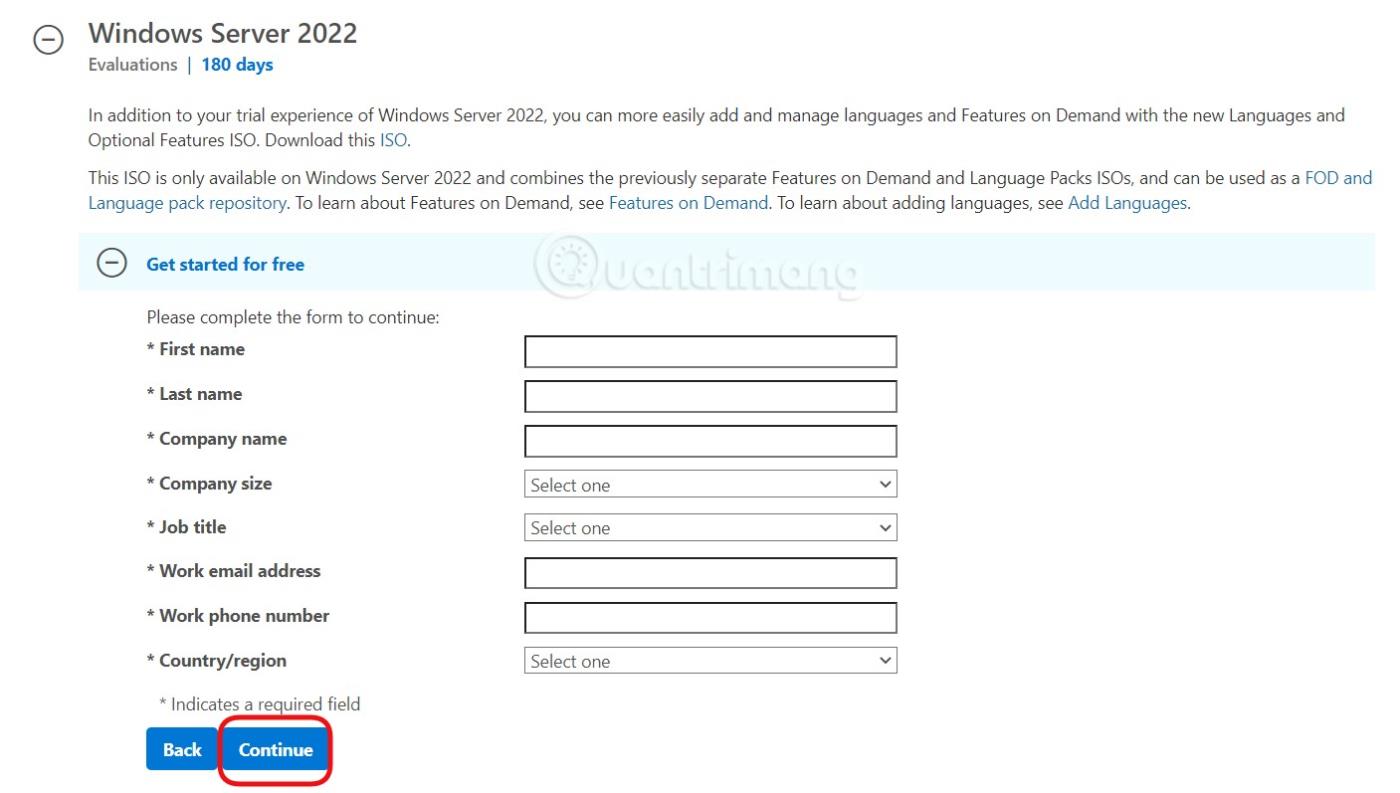 Hur man laddar ner Windows Server 2022, ladda ner officiella Windows Server 2022 ISO från Microsoft