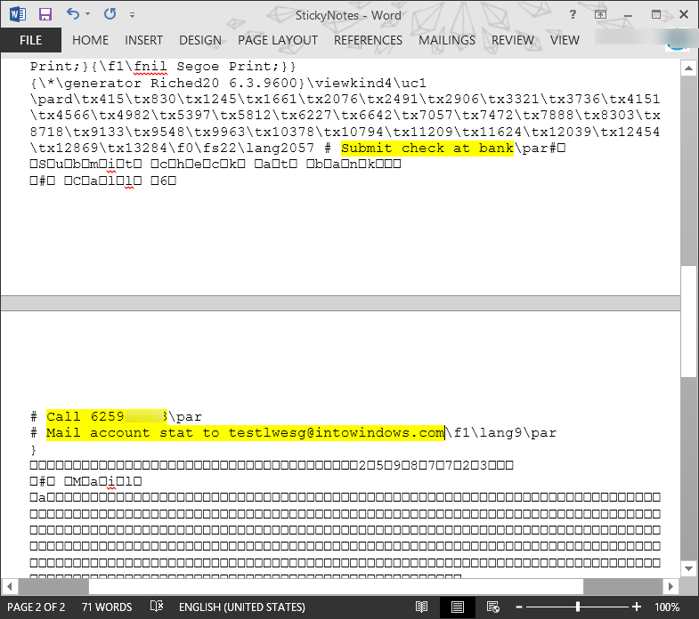 Atgūt izdzēstās līmlapiņas operētājsistēmā Windows