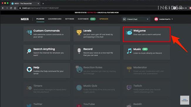 Ako pridať roboty na server Discord