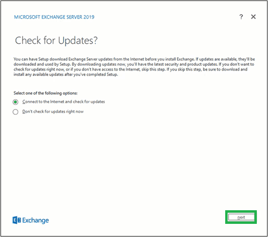Hur man installerar Exchange Server 2019