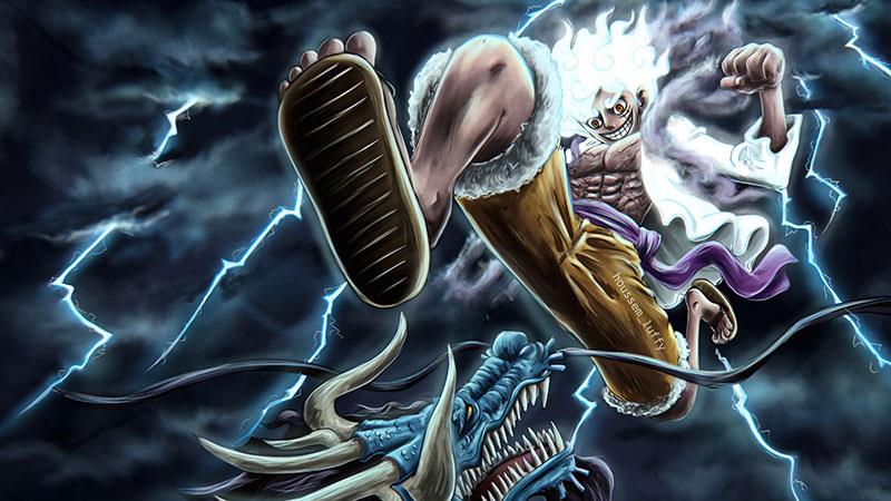 Luffy Gear 5 veggfóður, Luffy God Nika veggfóður Luffy Gear 5 veggfóður, Luffy God Nika veggfóður
