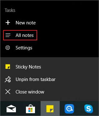 Atgūt izdzēstās līmlapiņas operētājsistēmā Windows