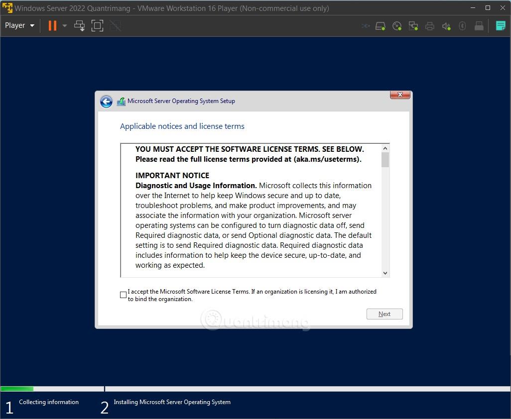 Hur man installerar Windows Server 2022 på en virtuell maskin