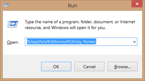 Atgūt izdzēstās līmlapiņas operētājsistēmā Windows