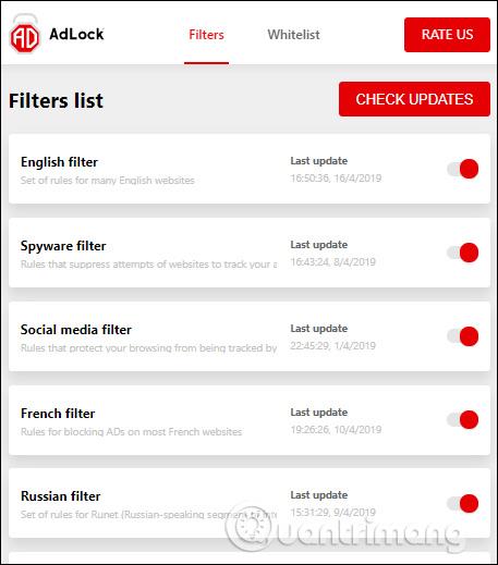 Så här använder du AdLock för att blockera annonser på din dator