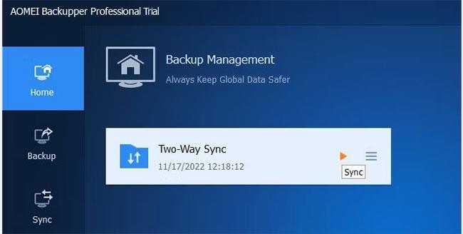 Kako sinhronizirati datoteke med dvema računalnikoma Windows z AOMEI Kako sinhronizirati datoteke med dvema računalnikoma Windows z AOMEI