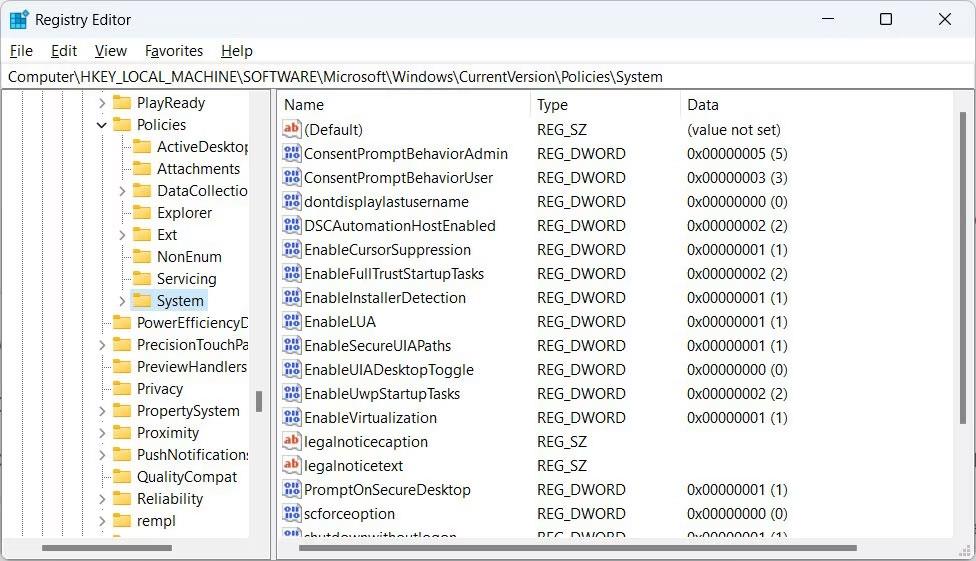 Sådan ændres adfærd for brugeradgangskontrol for standardbrugere på Windows