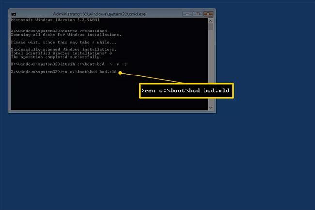 Hogyan lehet újraépíteni a BCD-t Windows rendszerben Hogyan lehet újraépíteni a BCD-t Windows rendszerben