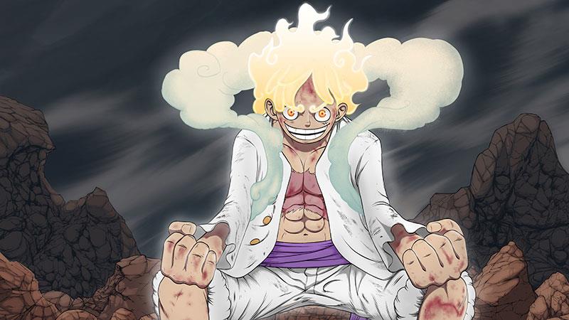Luffy Gear 5 veggfóður, Luffy God Nika veggfóður Luffy Gear 5 veggfóður, Luffy God Nika veggfóður