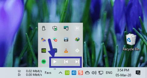 Ako pridať funkciu ovládania médií na panel úloh v systéme Windows