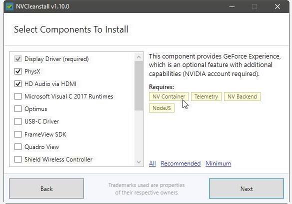 Tilpas NVIDIA-driverindstillingerne med NVCleanstall Tilpas NVIDIA-driverindstillingerne med NVCleanstall