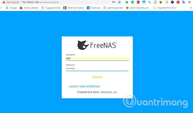 Kā instalēt FreeNAS VM vietnē VirtualBox