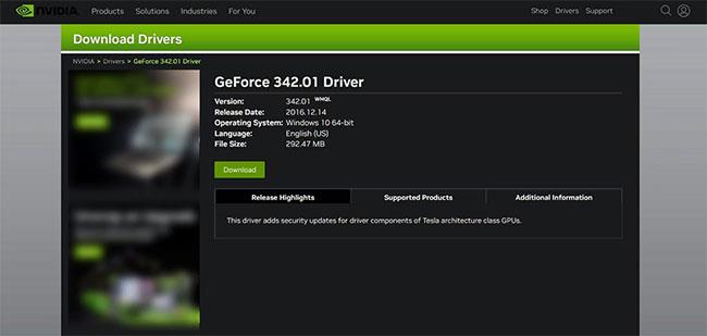 Kā novērst Nvidia GeForce draivera kļūdu, kas netiek lejupielādēta/instalēta