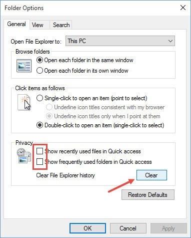 Ako odstrániť históriu vyhľadávania priečinkov a súborov v programe Windows Prieskumník? Ako odstrániť históriu vyhľadávania priečinkov a súborov v programe Windows Prieskumník?