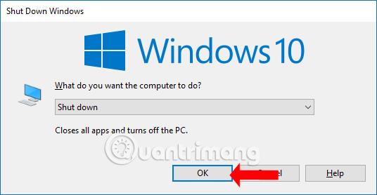 Kako hitro izklopiti računalnik s tipkovnico v sistemu Windows