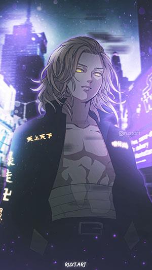 Mikey veggfóður, Mikey Tokyo Revengers veggfóður Mikey veggfóður, Mikey Tokyo Revengers veggfóður